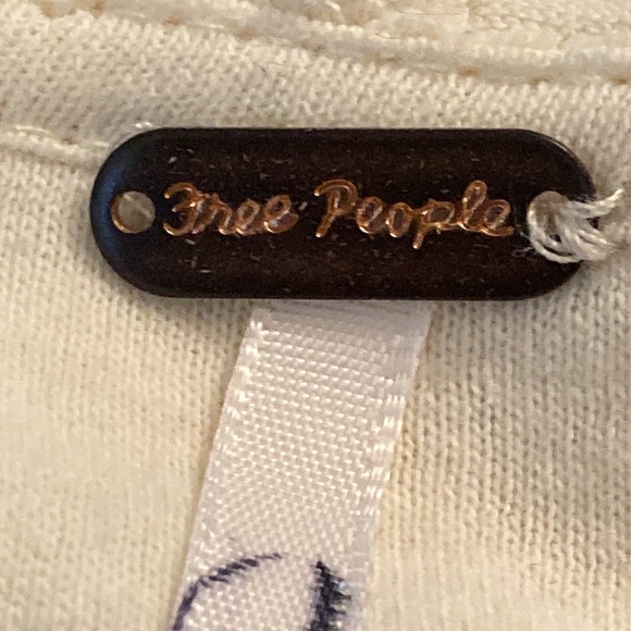 Free People Sequined Sleeve Top    Size M - Picture 8 of 9